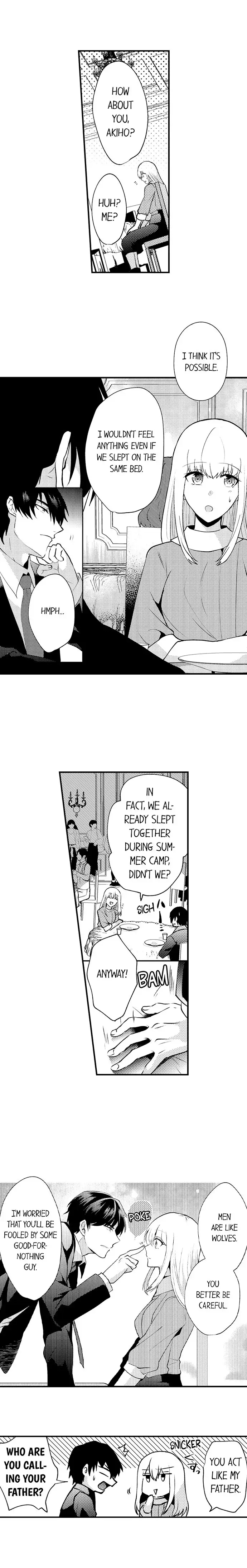 Gaman Dekinai, Tomodachi Shuuryou. ～ Risei o Tokasu Hatsujou vs Danjo no Yuujou ～ Chapter 2 - page 3