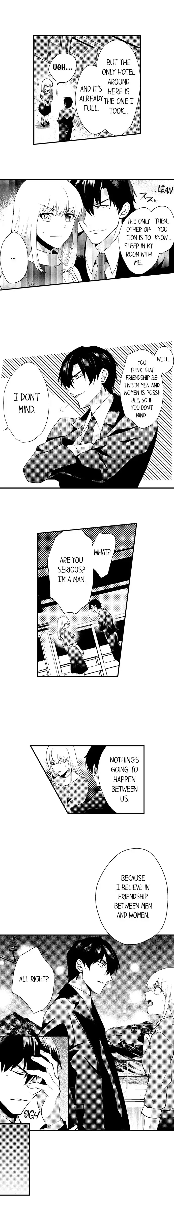 Gaman Dekinai, Tomodachi Shuuryou. ～ Risei o Tokasu Hatsujou vs Danjo no Yuujou ～ Chapter 2 - page 6