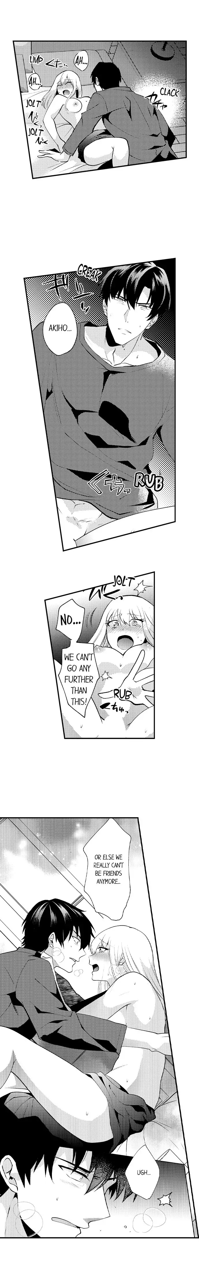 Gaman Dekinai, Tomodachi Shuuryou. ～ Risei o Tokasu Hatsujou vs Danjo no Yuujou ～ Chapter 3 - page 8