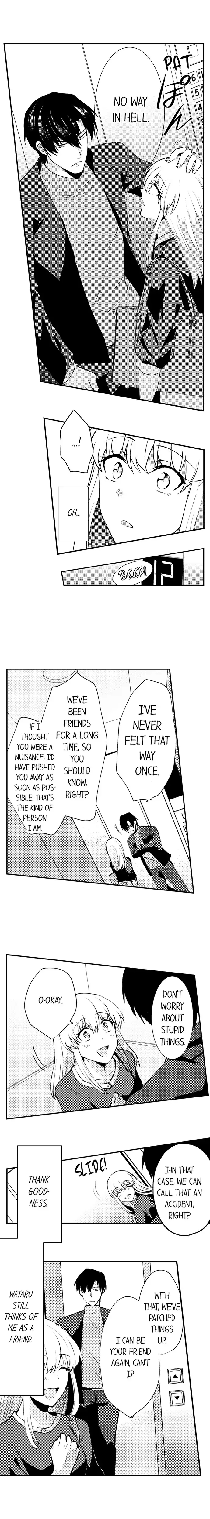Gaman Dekinai, Tomodachi Shuuryou. ～ Risei o Tokasu Hatsujou vs Danjo no Yuujou ～ Chapter 5 - page 2