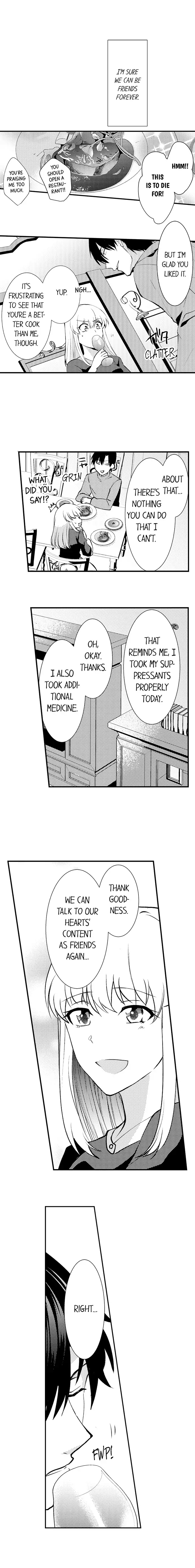 Gaman Dekinai, Tomodachi Shuuryou. ～ Risei o Tokasu Hatsujou vs Danjo no Yuujou ～ Chapter 5 - page 6