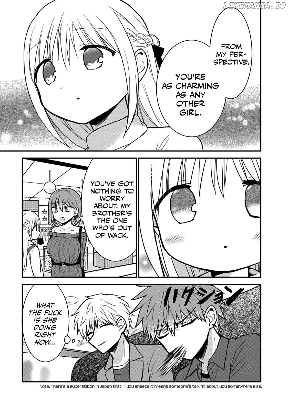 Expressionless Face Girl and Emotional Face Boy Chapter 63.5 - page 7