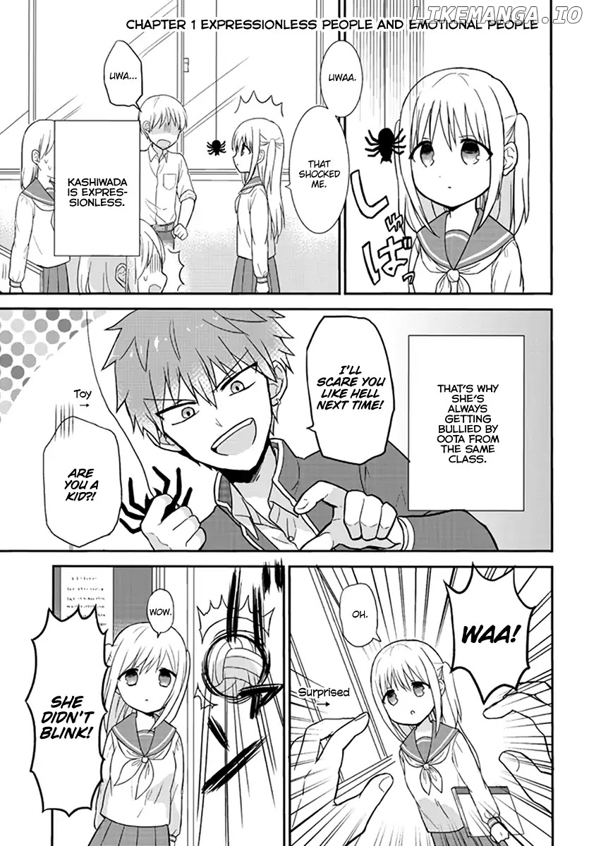Expressionless Face Girl and Emotional Face Boy Chapter 1 - page 2