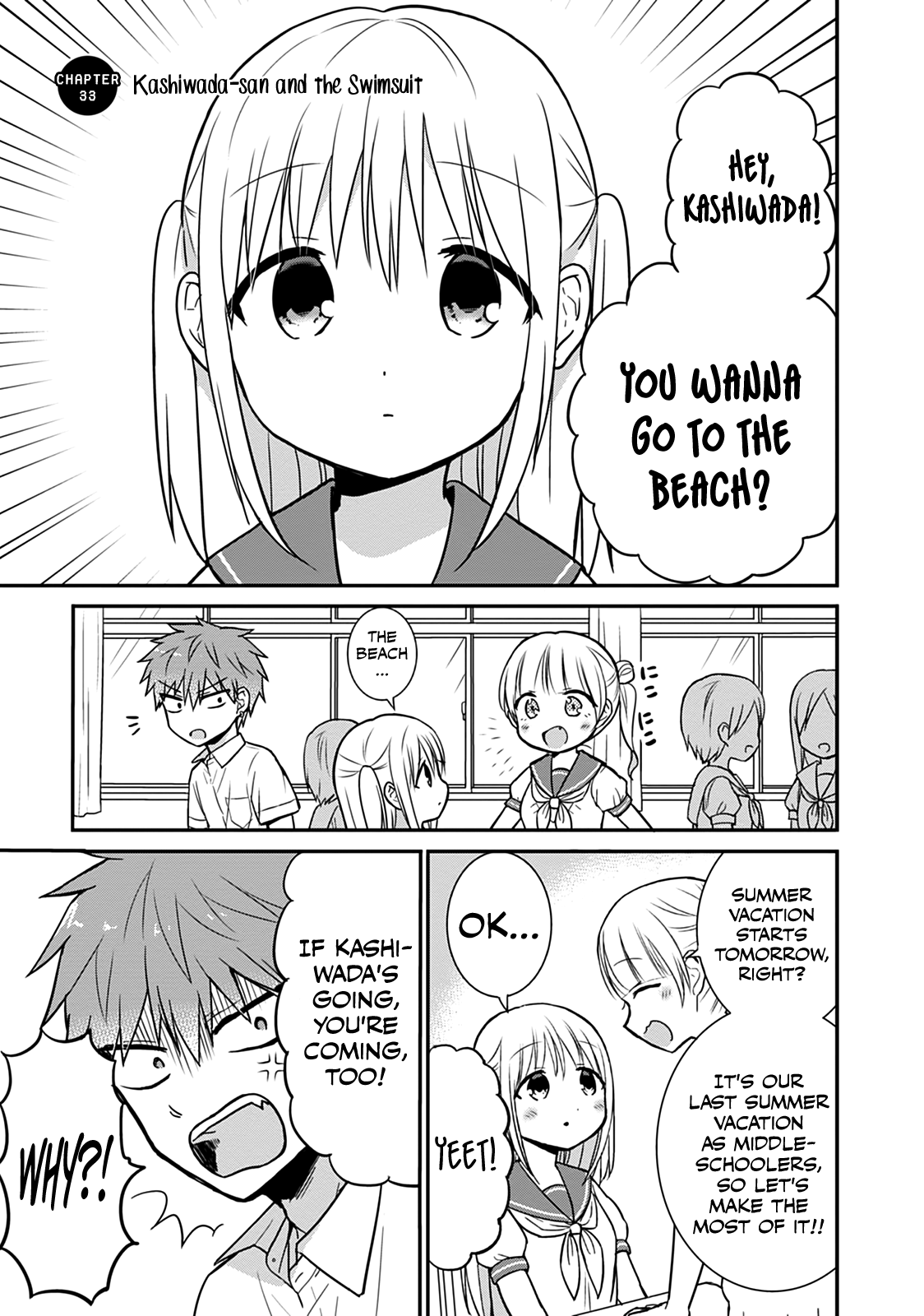 Expressionless Face Girl and Emotional Face Boy Chapter 33 - page 2