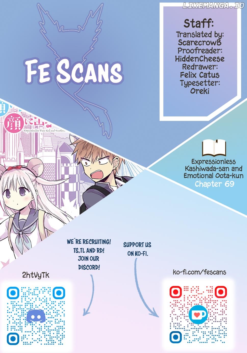 Expressionless Face Girl and Emotional Face Boy Chapter 69 - page 1