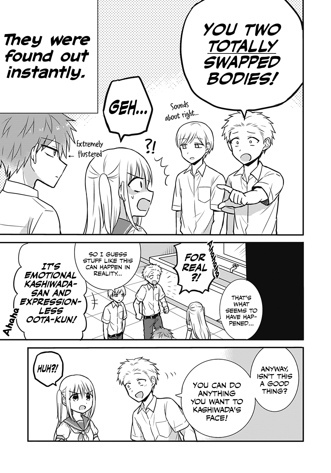 Expressionless Face Girl and Emotional Face Boy Chapter 25.5 - page 5