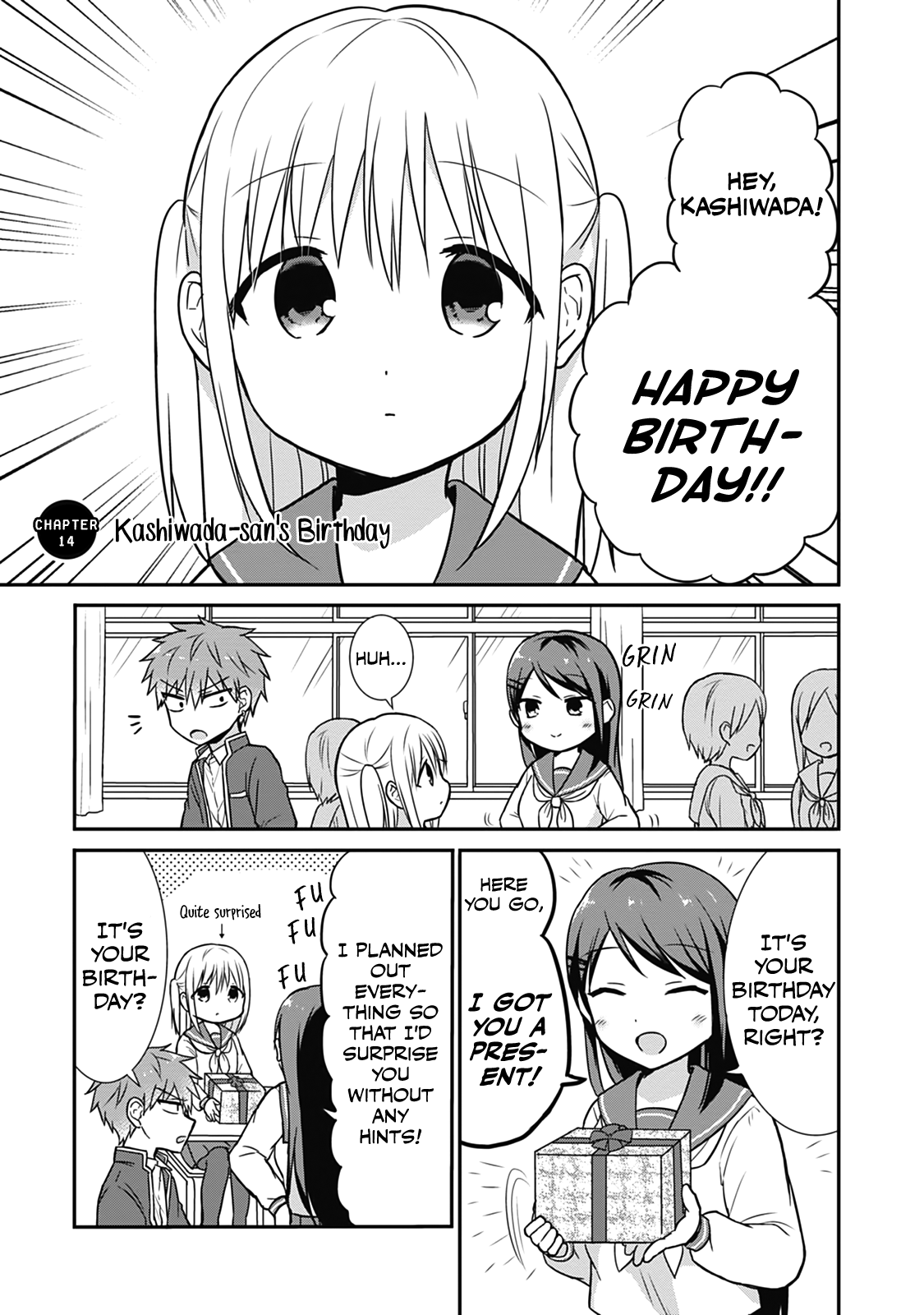 Expressionless Face Girl and Emotional Face Boy Chapter 14 - page 4