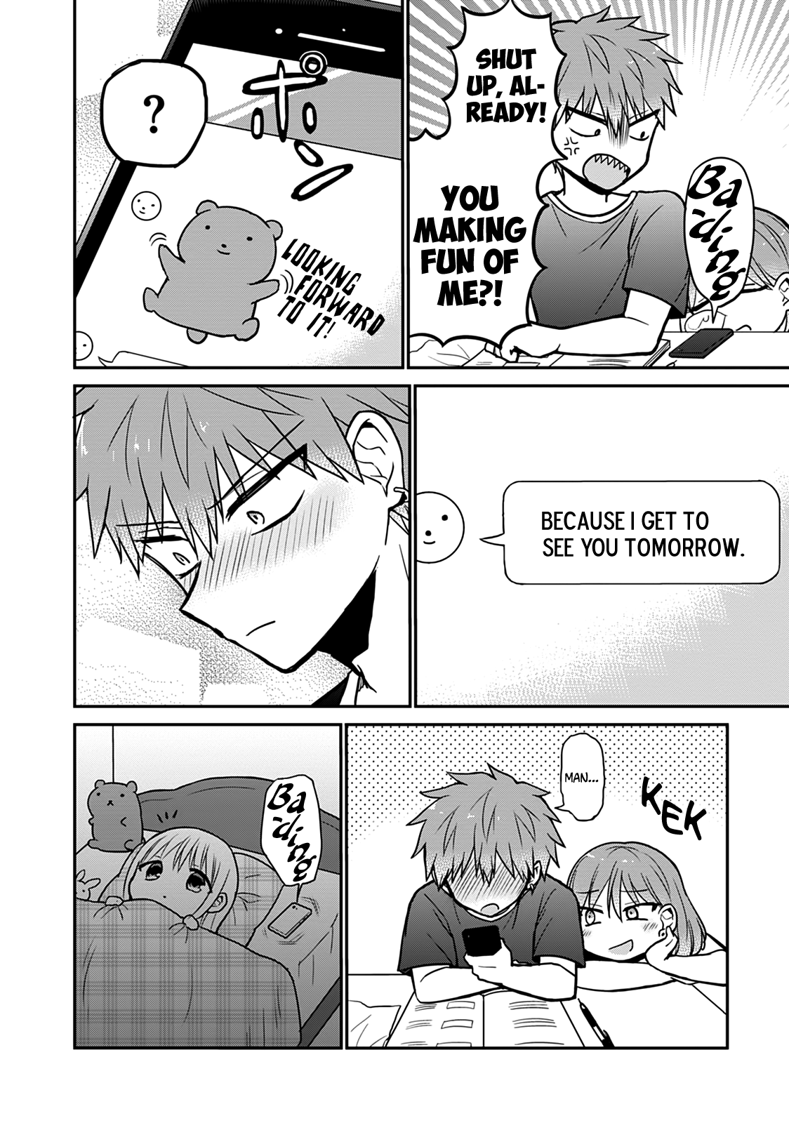 Expressionless Face Girl and Emotional Face Boy Chapter 37.5 - page 6