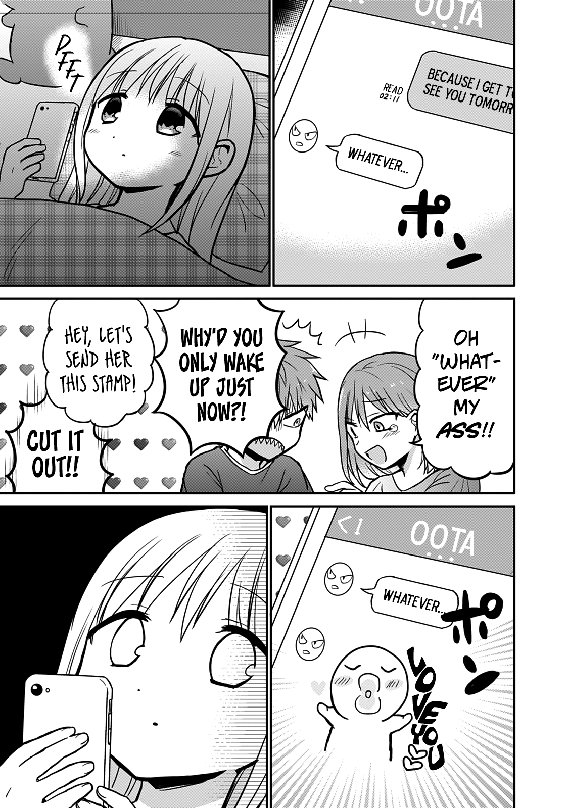 Expressionless Face Girl and Emotional Face Boy Chapter 37.5 - page 7