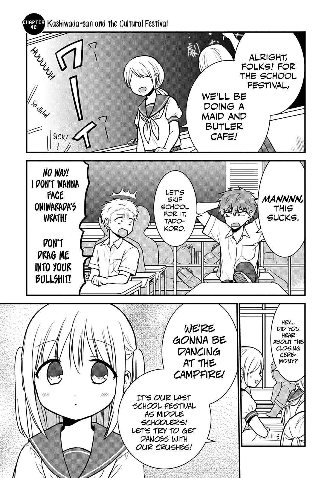 Expressionless Face Girl and Emotional Face Boy Chapter 42 - page 2