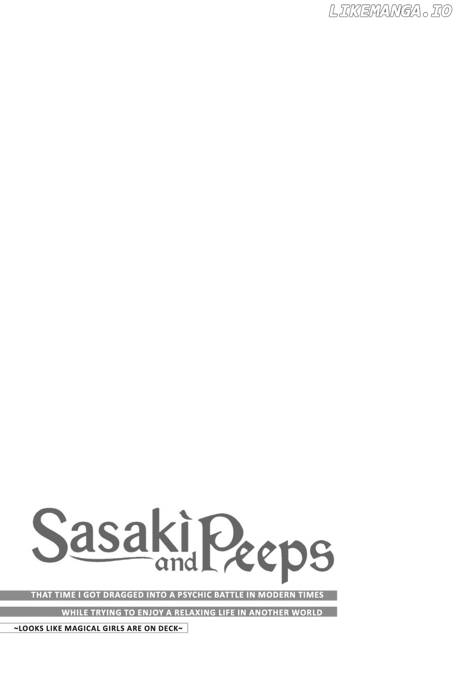 Sasaki to pii-chan, Isekai de Slow Life wo tanishimou to shitara, gendai de inou battle ni makikomareta ken ~ Mahou shoujo ga App wo hajimeta you desu ~ Chapter 3 - page 34