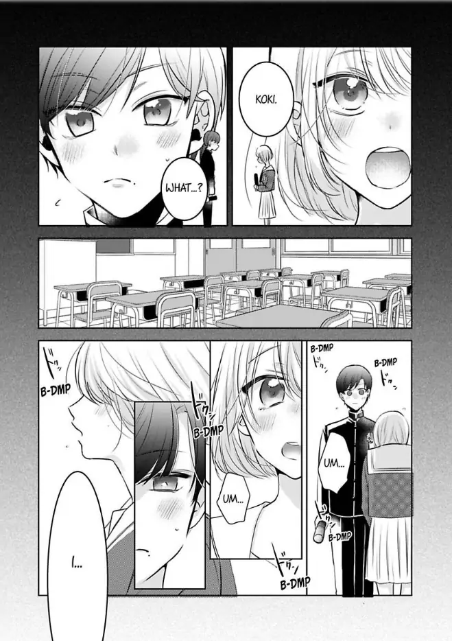 Omiaiaiteha Hatsukoi Aite Dokyuseino Netsuni Tokasareru Karada Chapter 1 - page 9