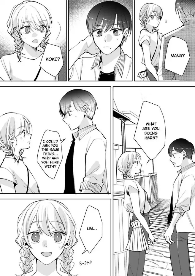 Omiaiaiteha Hatsukoi Aite Dokyuseino Netsuni Tokasareru Karada Chapter 4 - page 19