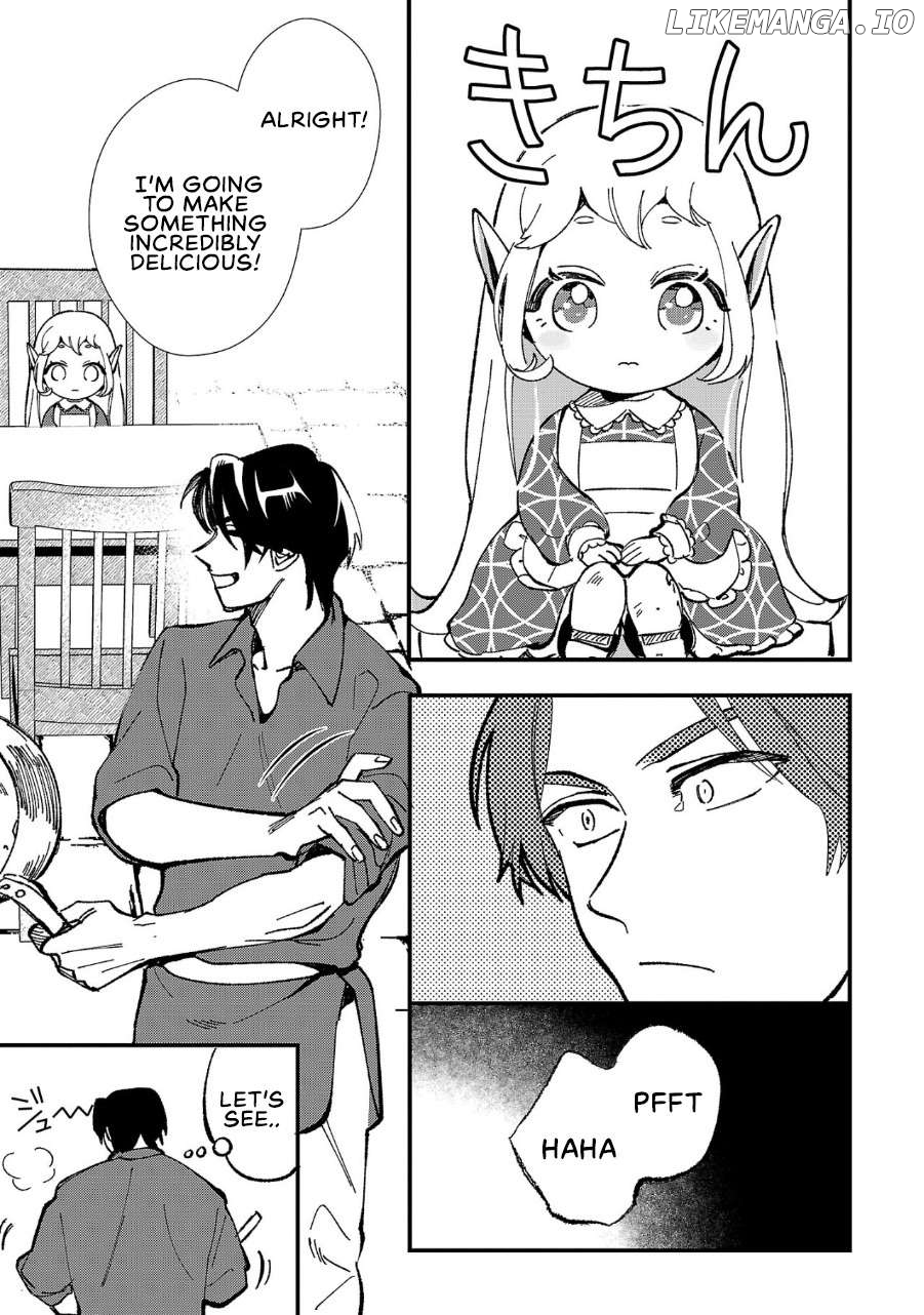 Urenokori no Dorei Elf wo Hirotta no de, Musume ni suru Koto ni shita Chapter 4 - page 14