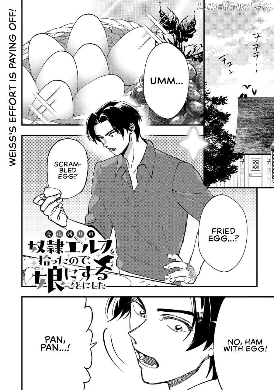 Urenokori no Dorei Elf wo Hirotta no de, Musume ni suru Koto ni shita Chapter 4 - page 2