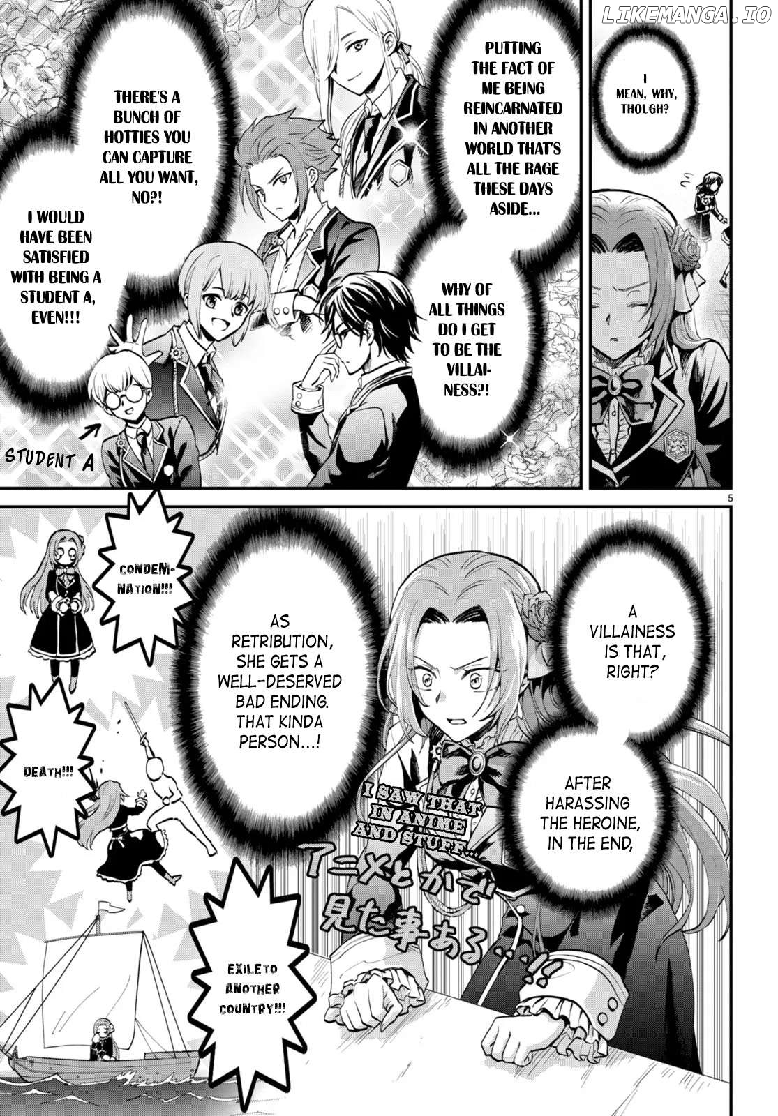Danshi Koukousei, Otome Game no Akuyaku Reijou ni Tensei Suru Chapter 1 - page 8