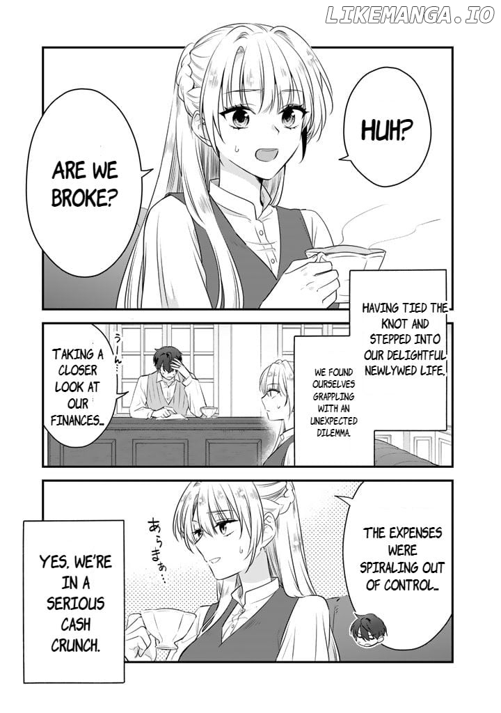Binbou Kishi ni Yomeiri Shita Hazu ga!? Yajin Reijou wa Koutaishihi ni Natte mo Ryuu wo Karitai Chapter 4.1 - page 1