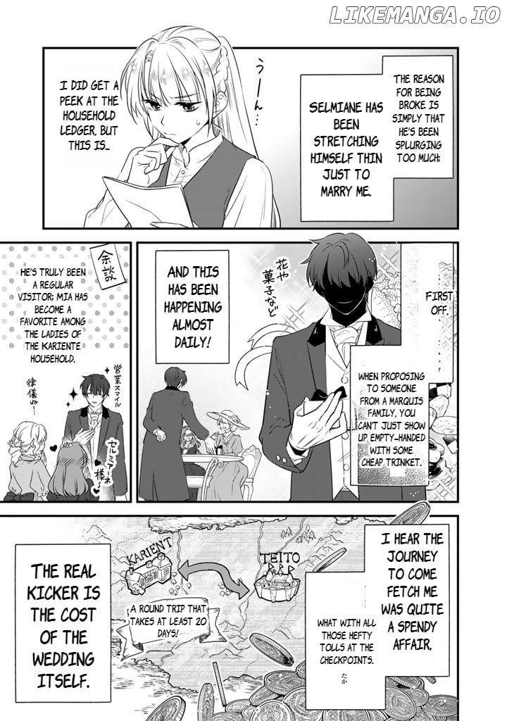 Binbou Kishi ni Yomeiri Shita Hazu ga!? Yajin Reijou wa Koutaishihi ni Natte mo Ryuu wo Karitai Chapter 4.1 - page 3