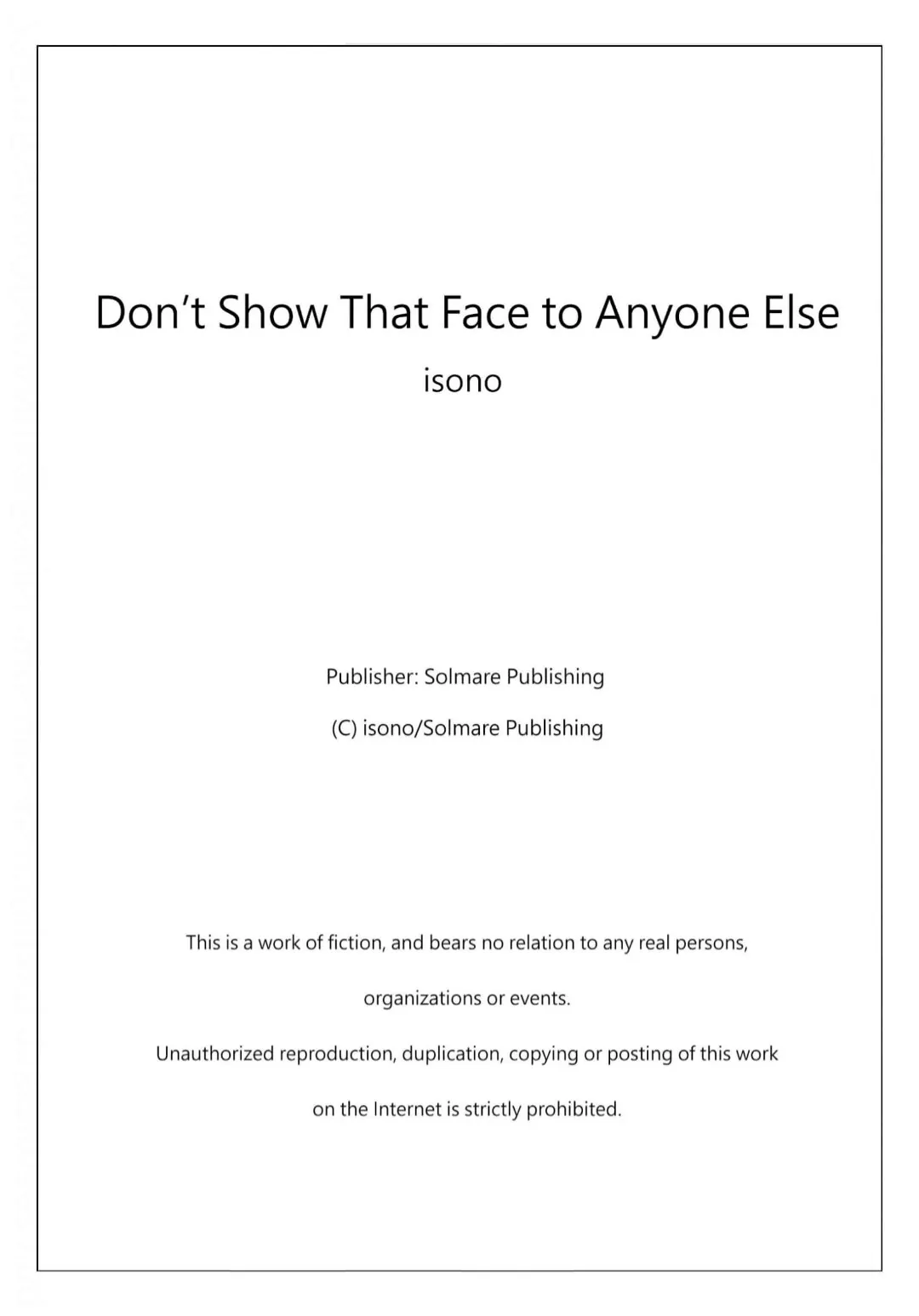 Don't Show That Face to Anyone Else Chapter 7 - page 28