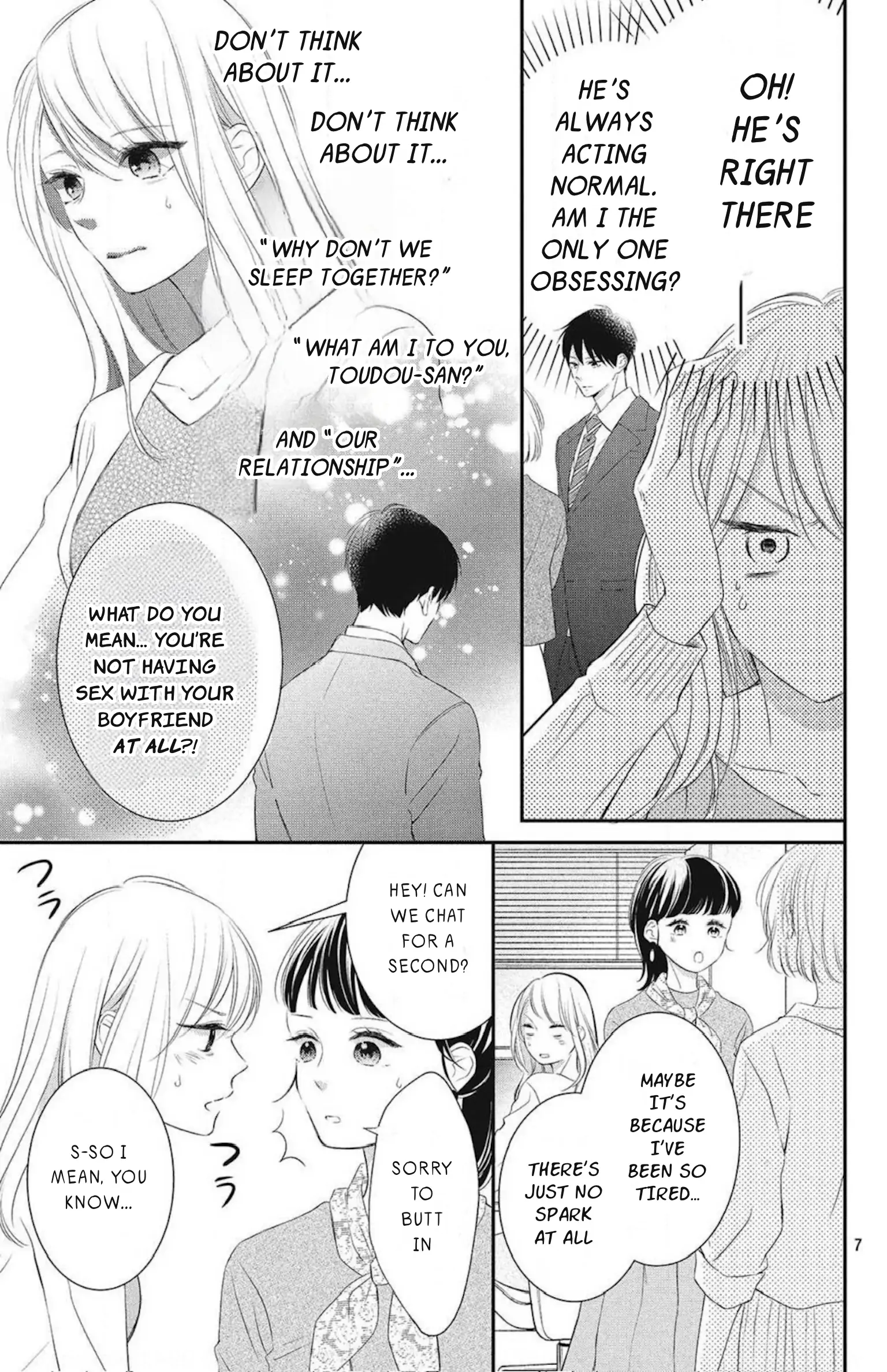 No Words For That Kiss Chapter 3.1 - page 7