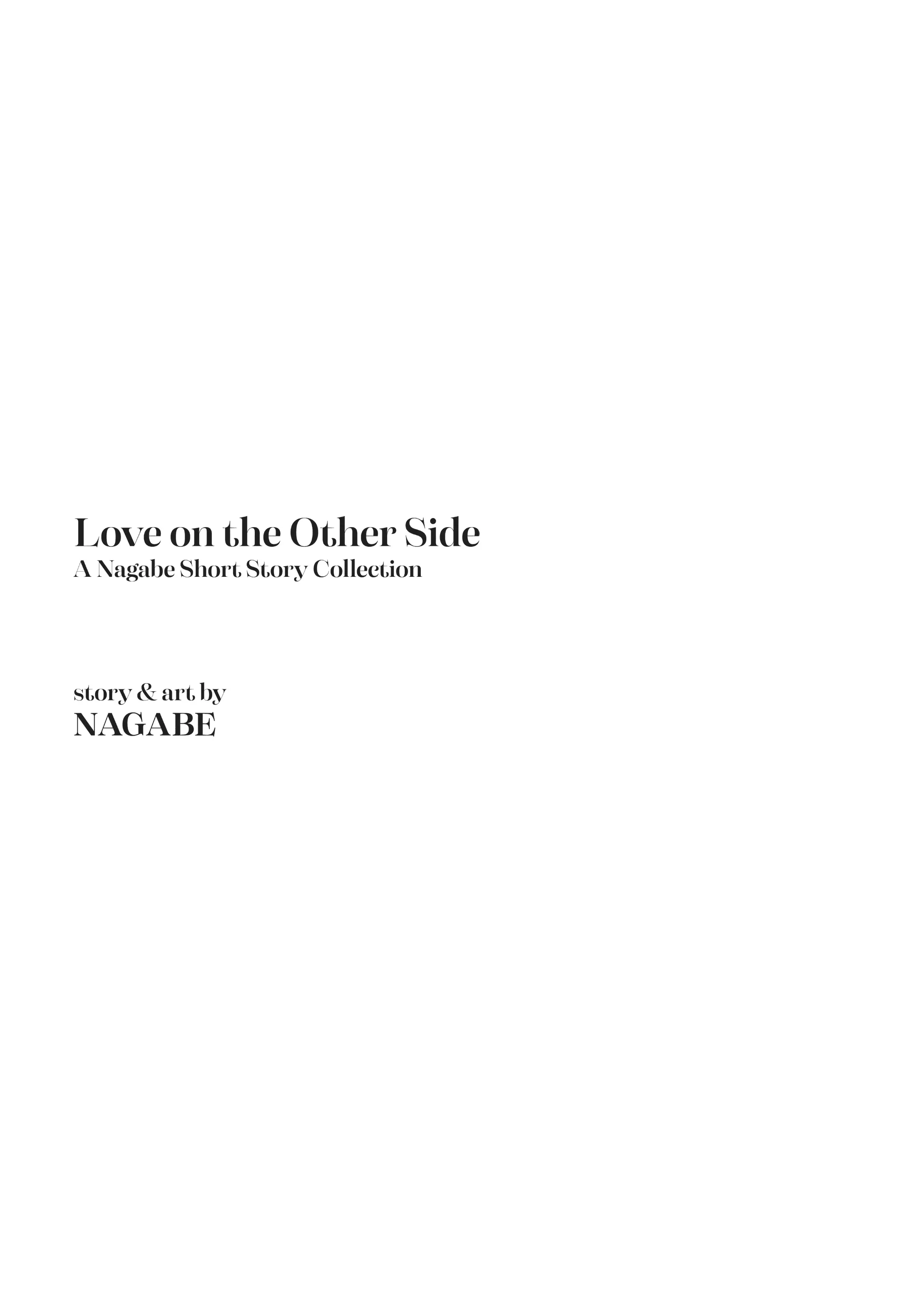 Love on the Other Side – A Nagabe Short Story Collection Chapter 1 - page 2
