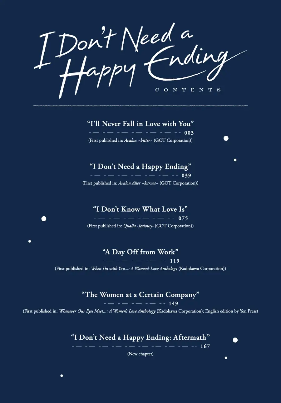 I Don't Need a Happy Ending: A collection of short stories Chapter 1 - page 3