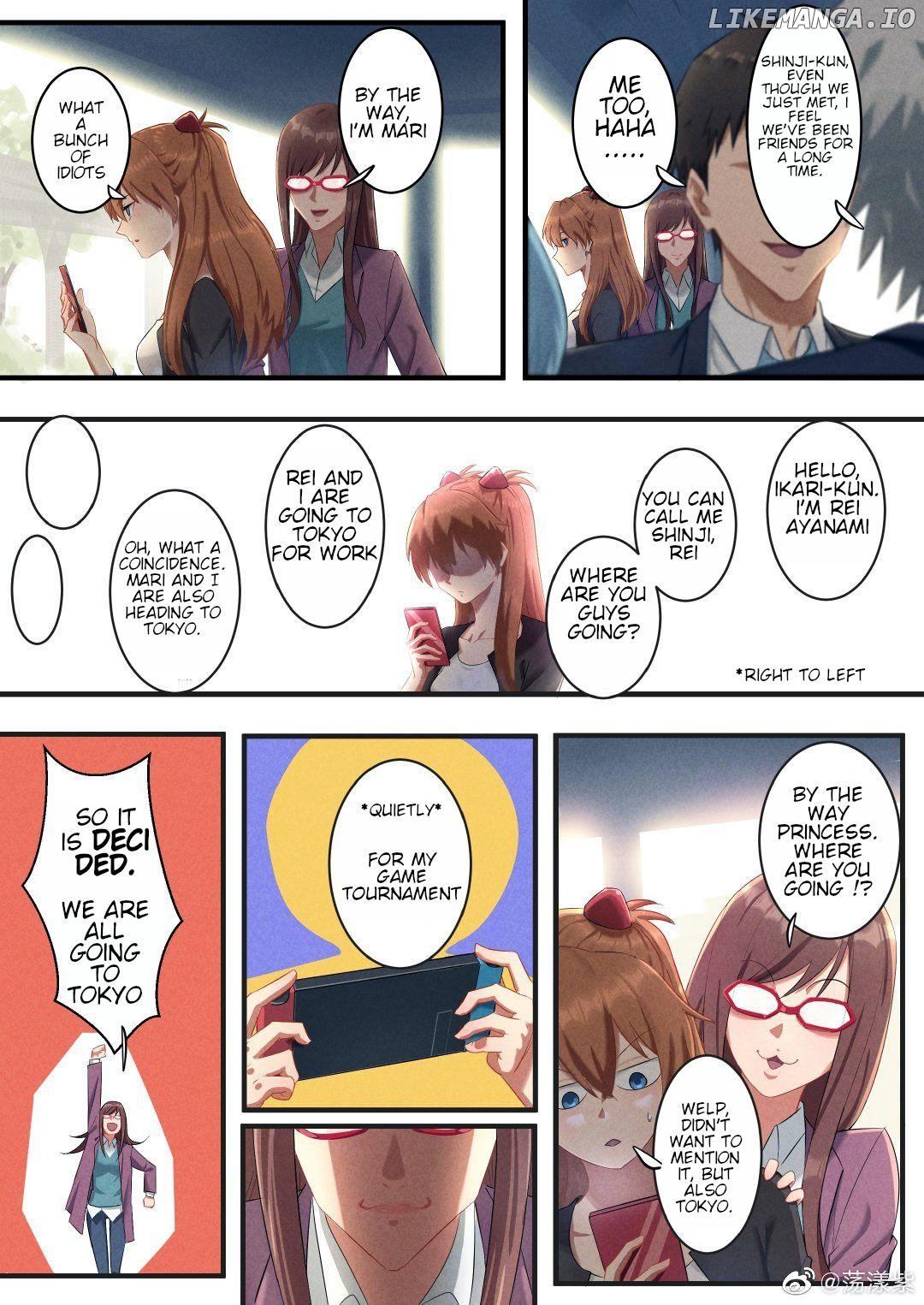 Neon Genesis Evangelion - Meeting in the New World Chapter 1 - page 6