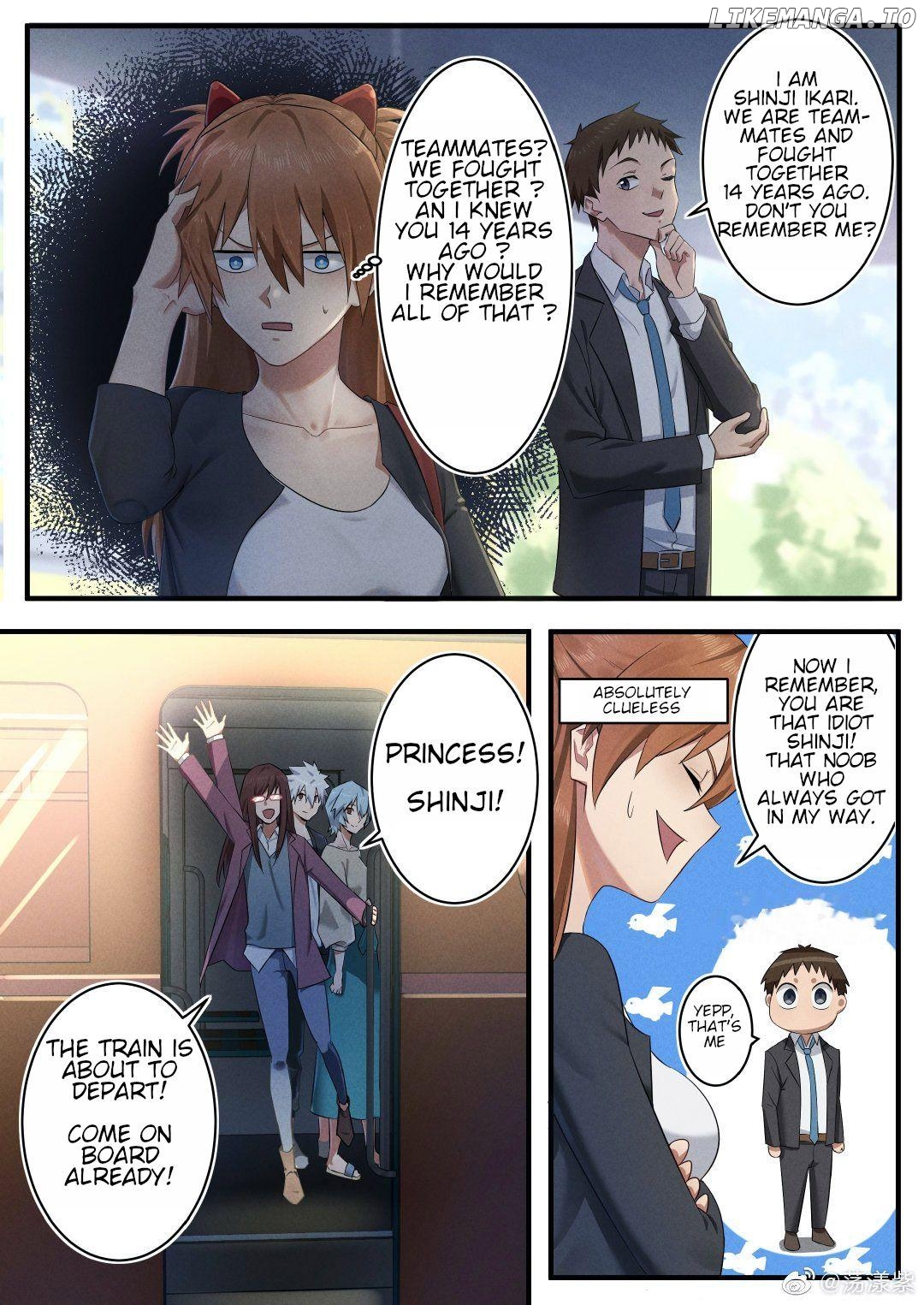 Neon Genesis Evangelion - Meeting in the New World Chapter 1 - page 8