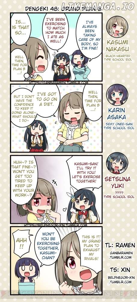 Love Live! School Idol Festival All Stars 4-koma: Dengeki Chapter 48 - page 1