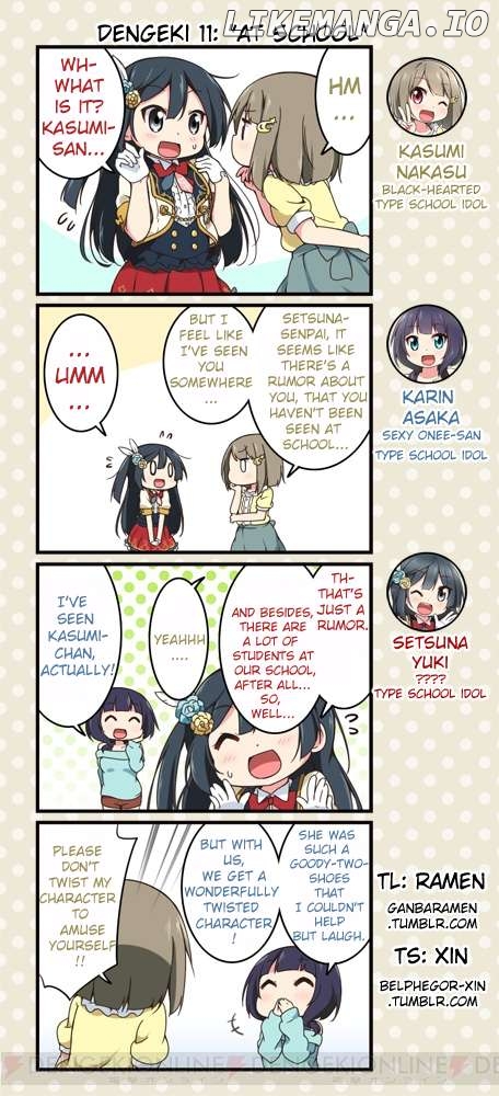 Love Live! School Idol Festival All Stars 4-koma: Dengeki Chapter 11 - page 1