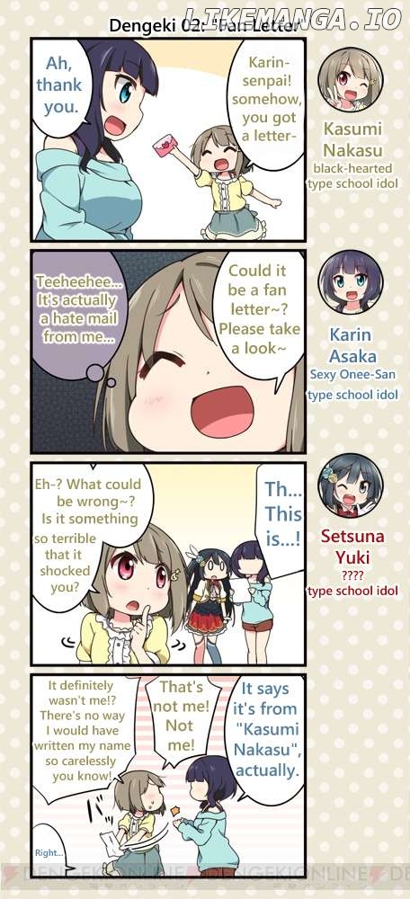 Love Live! School Idol Festival All Stars 4-koma: Dengeki Chapter 2 - page 1
