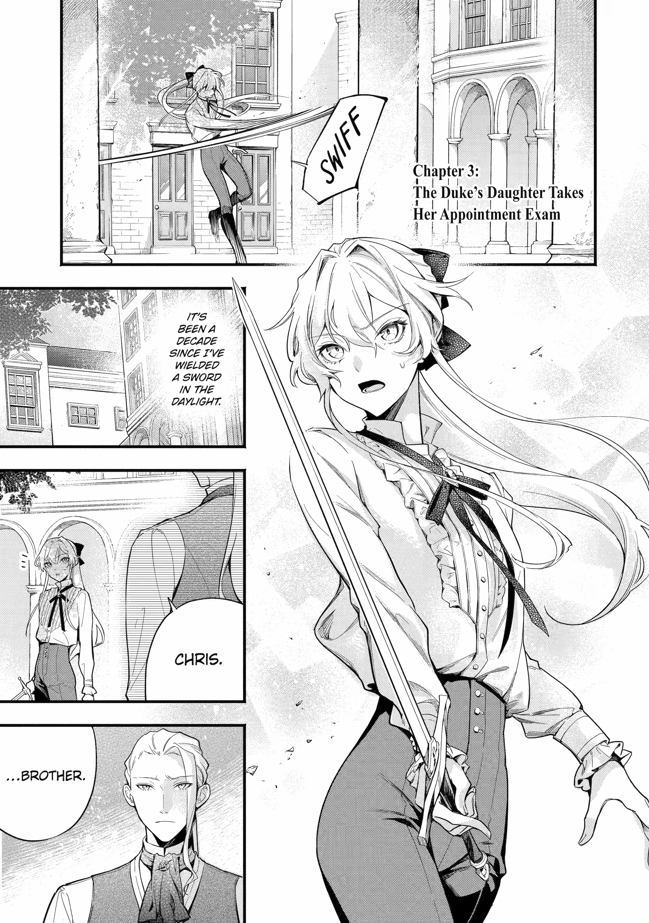 The Duke's Daughter Drops Her Engagement and Facade Chapter 3 - page 1