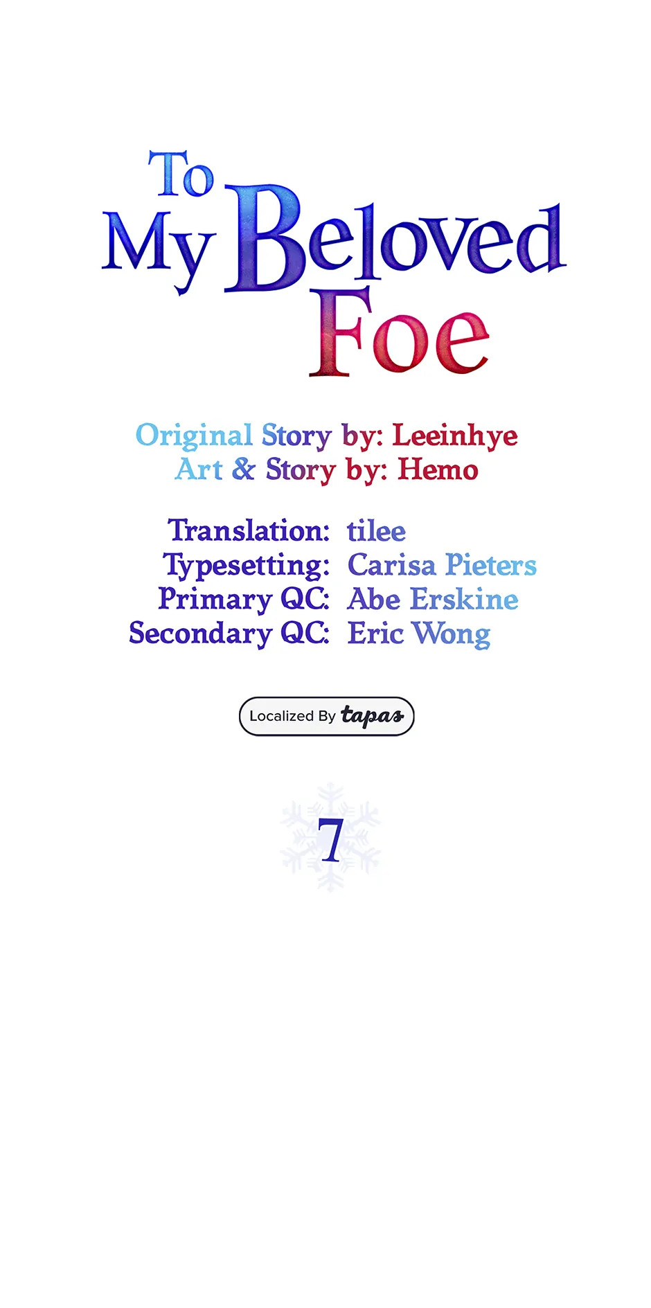 To My Beloved Foe Chapter 7 - page 10