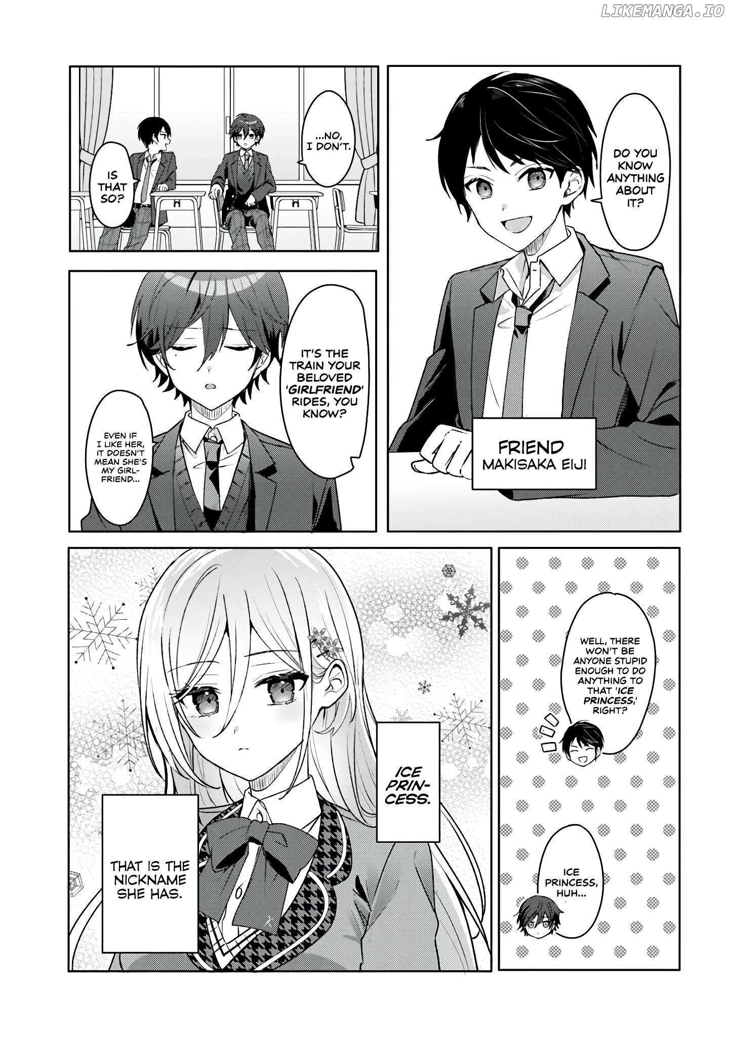 After I Save The Ice Princess From Another School From a Mol*ster, We Started as Friends Chapter 1.1 - page 11