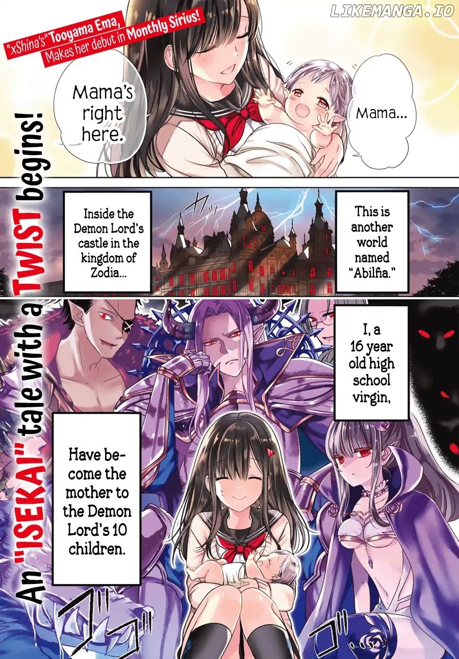 I Became the Mother of the Strongest Demon Lord's 10 Children in Another World. Chapter 1.1 - page 2