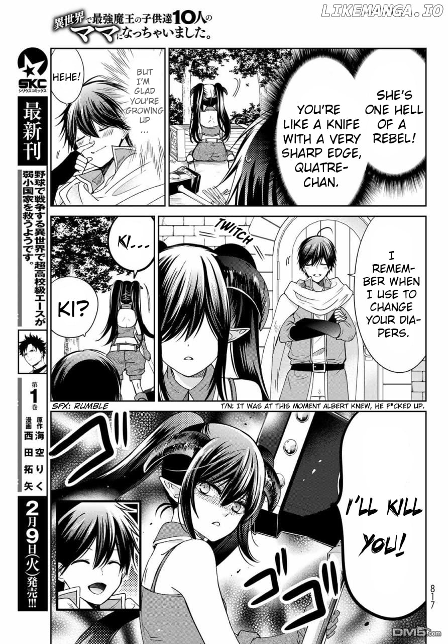 I Became the Mother of the Strongest Demon Lord's 10 Children in Another World. Chapter 17.5 - page 11