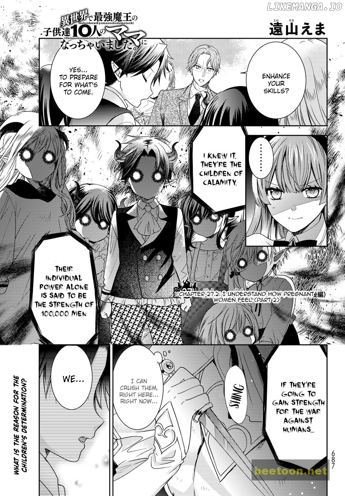 I Became the Mother of the Strongest Demon Lord's 10 Children in Another World. Chapter 27.2 - page 1