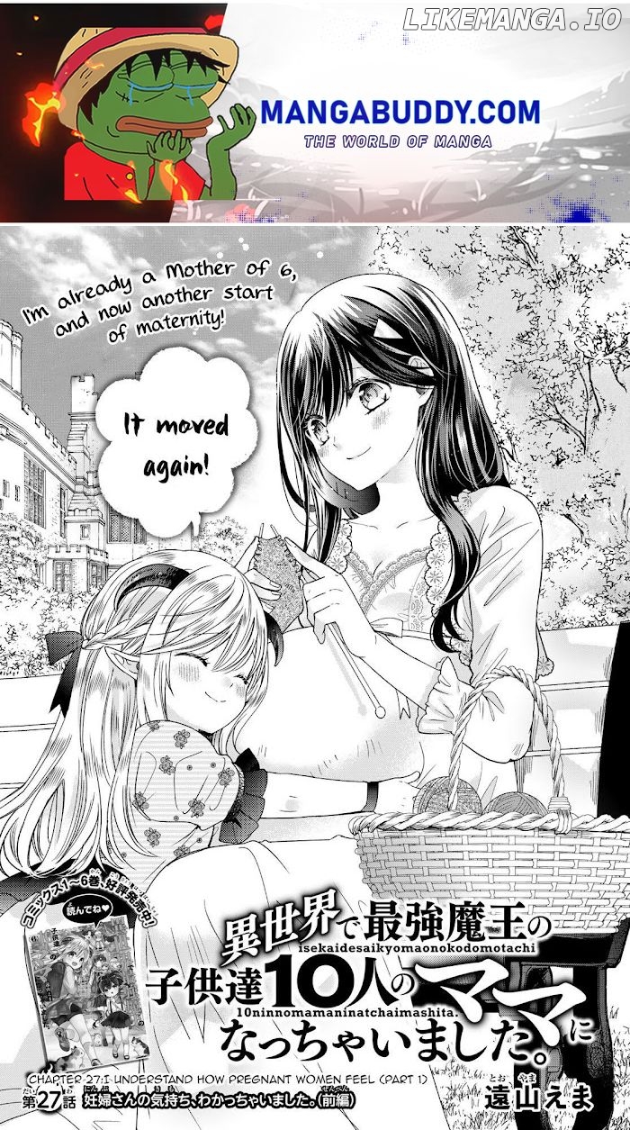 I Became the Mother of the Strongest Demon Lord's 10 Children in Another World. Chapter 27 - page 1