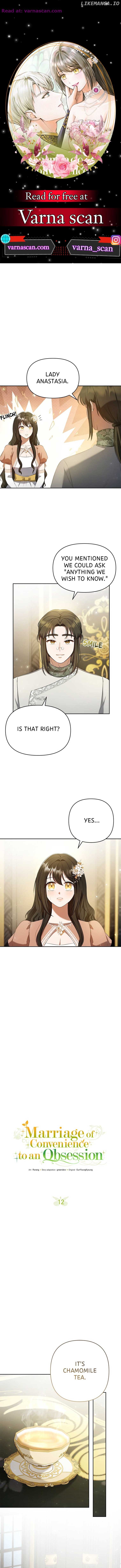 Marriage of Convenience to an Obsession Chapter 12 - page 1