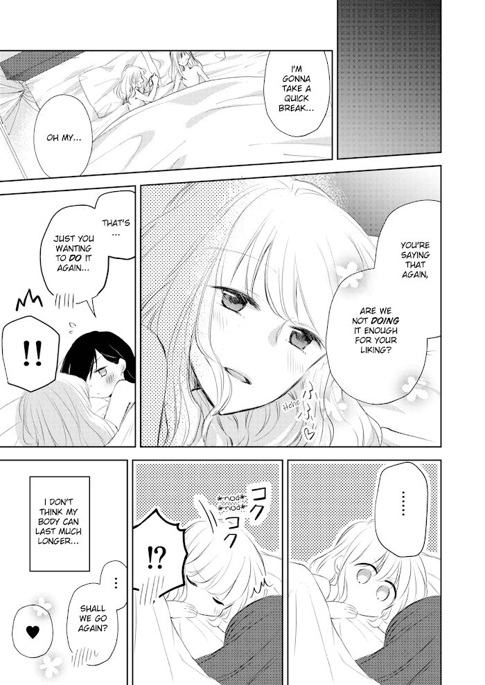 The story of a lonely female president who instantly falls for a female lesbian worker Chapter 6 - page 8