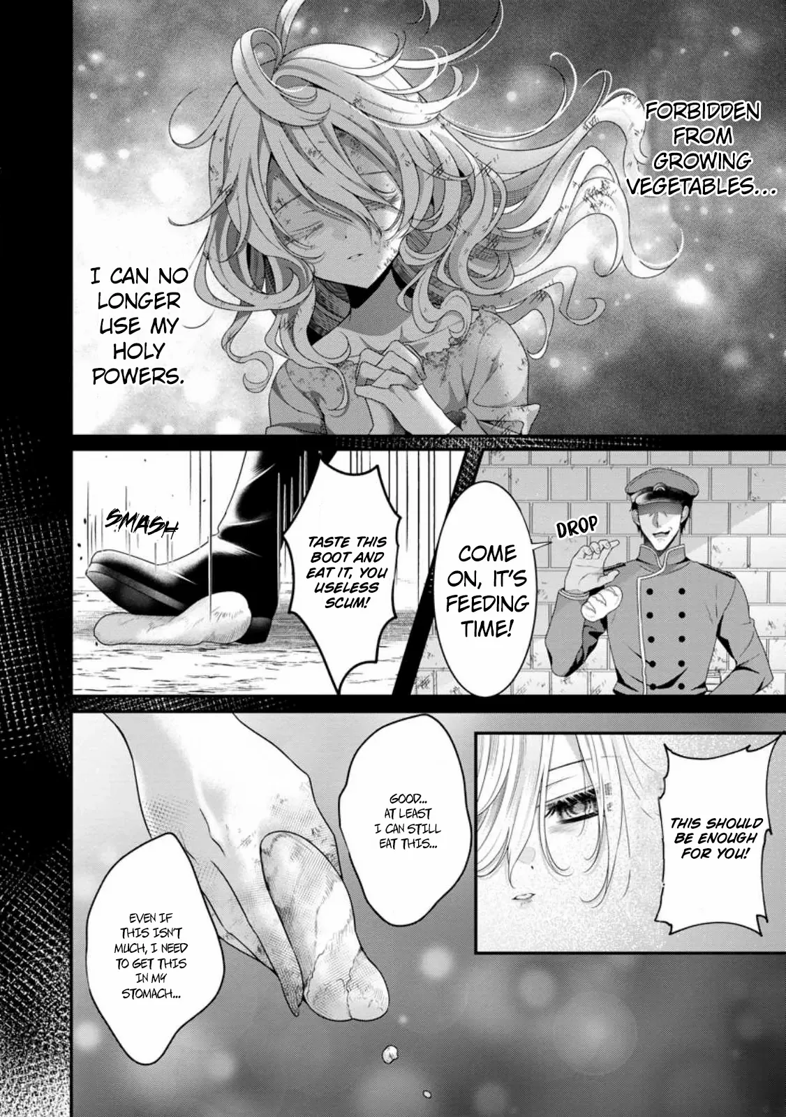 Tsuihou Seijo no Doronko Nouen Seikatsu: Itsunomanika Ringoku wo Sukutte Shimaimashita Chapter 1 - page 7