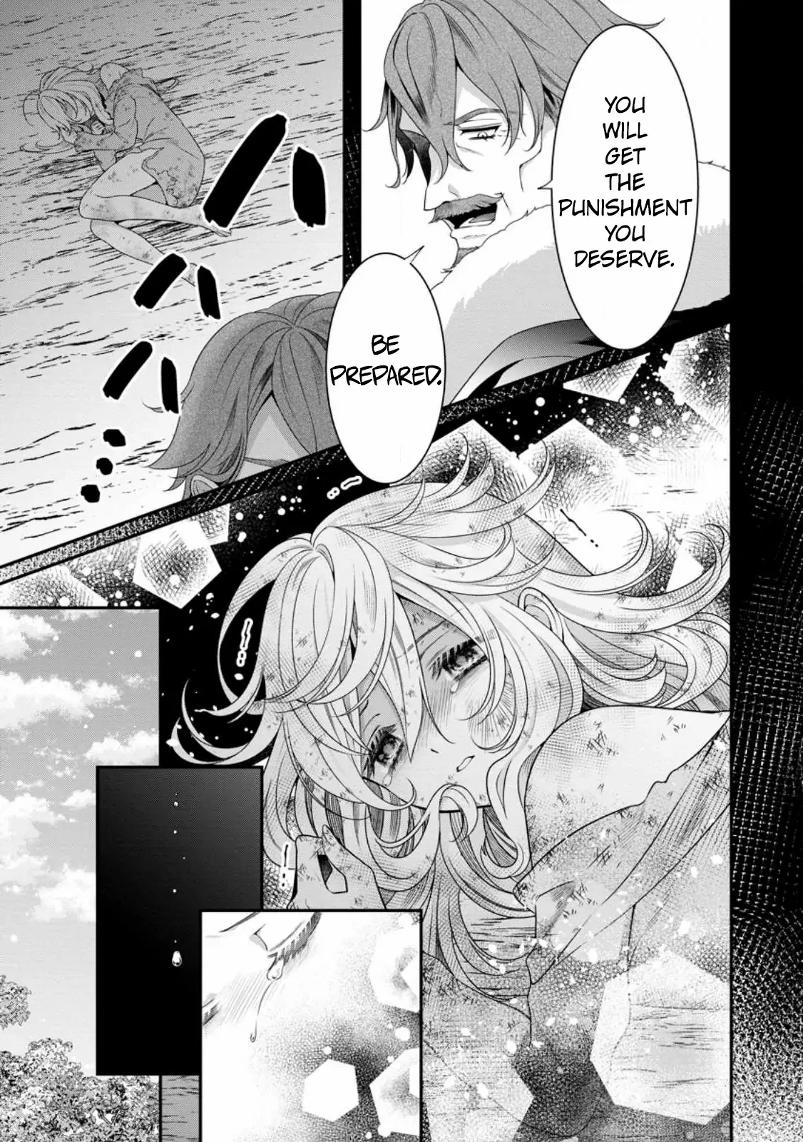 Tsuihou Seijo no Doronko Nouen Seikatsu: Itsunomanika Ringoku wo Sukutte Shimaimashita Chapter 1 - page 10