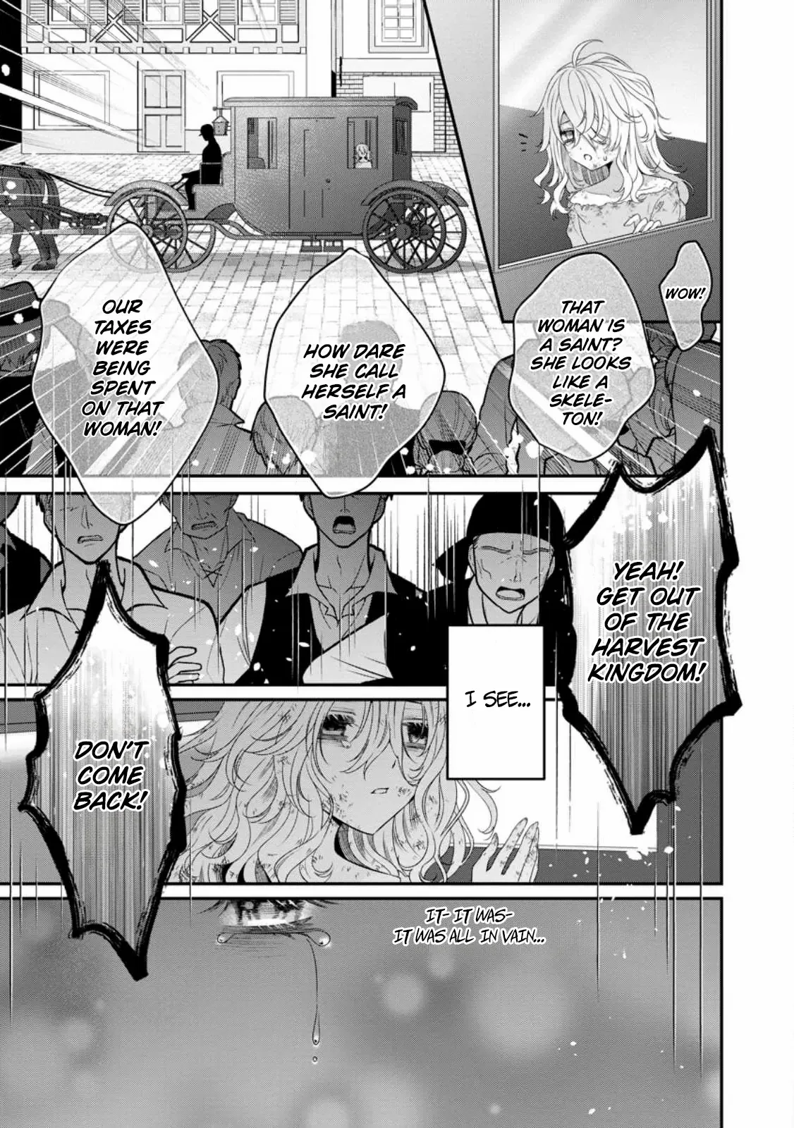 Tsuihou Seijo no Doronko Nouen Seikatsu: Itsunomanika Ringoku wo Sukutte Shimaimashita Chapter 1 - page 14