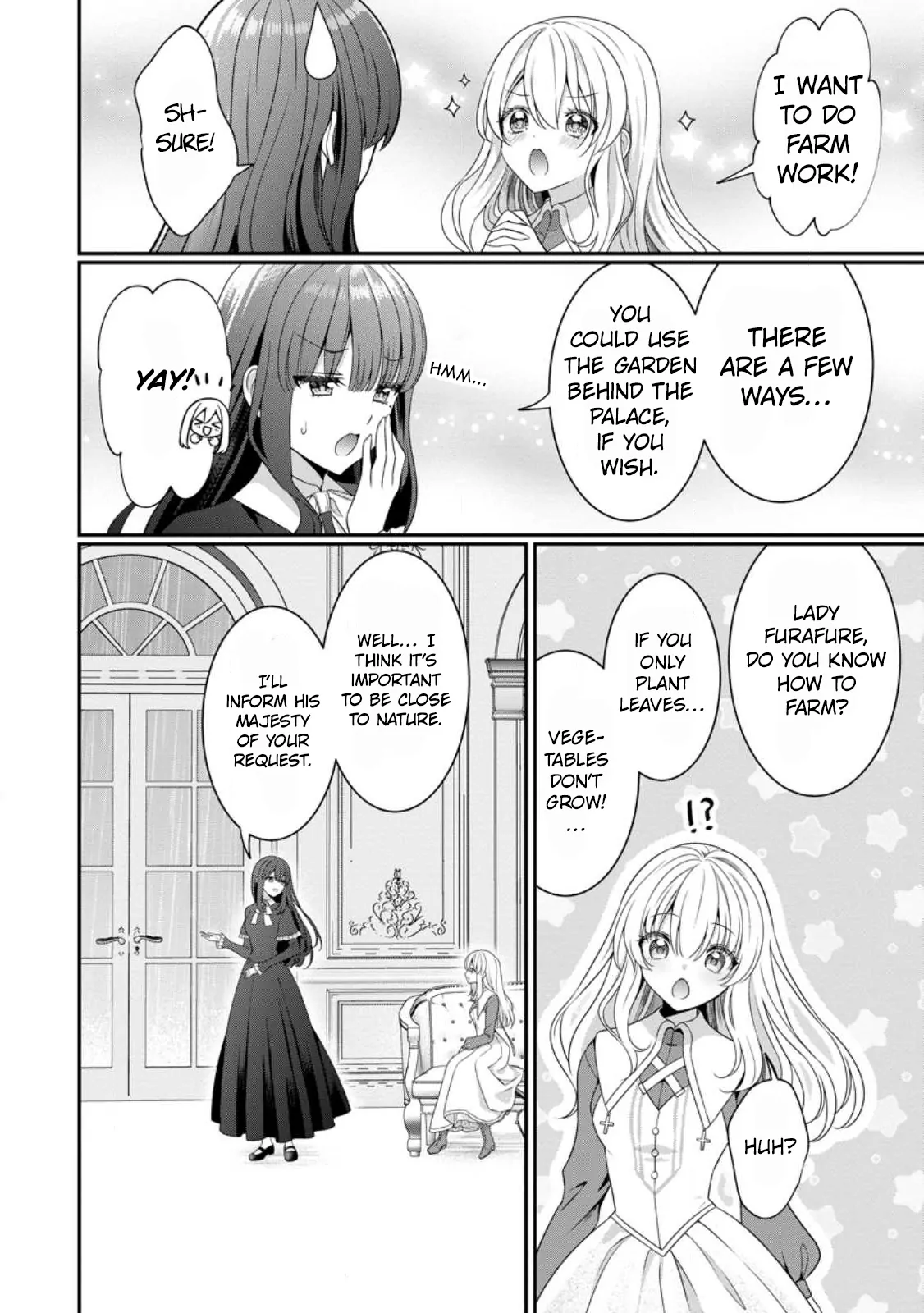 Tsuihou Seijo no Doronko Nouen Seikatsu: Itsunomanika Ringoku wo Sukutte Shimaimashita Chapter 2.1 - page 9