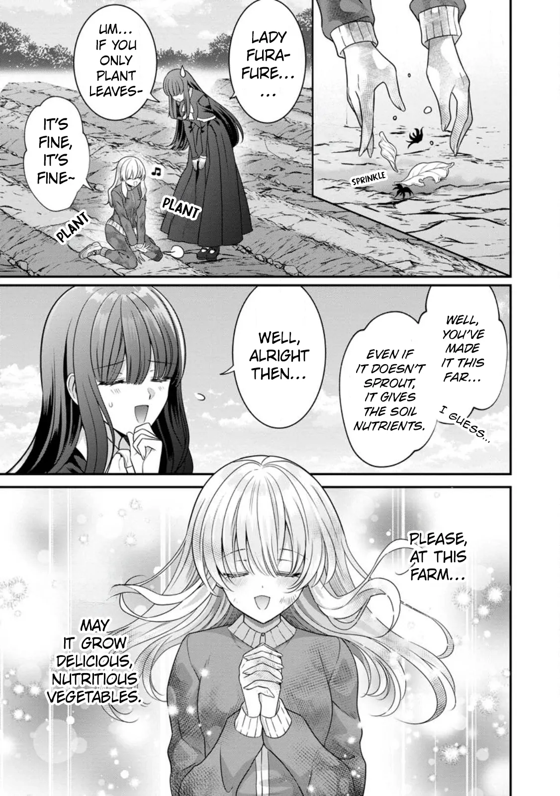 Tsuihou Seijo no Doronko Nouen Seikatsu: Itsunomanika Ringoku wo Sukutte Shimaimashita Chapter 2.2 - page 4