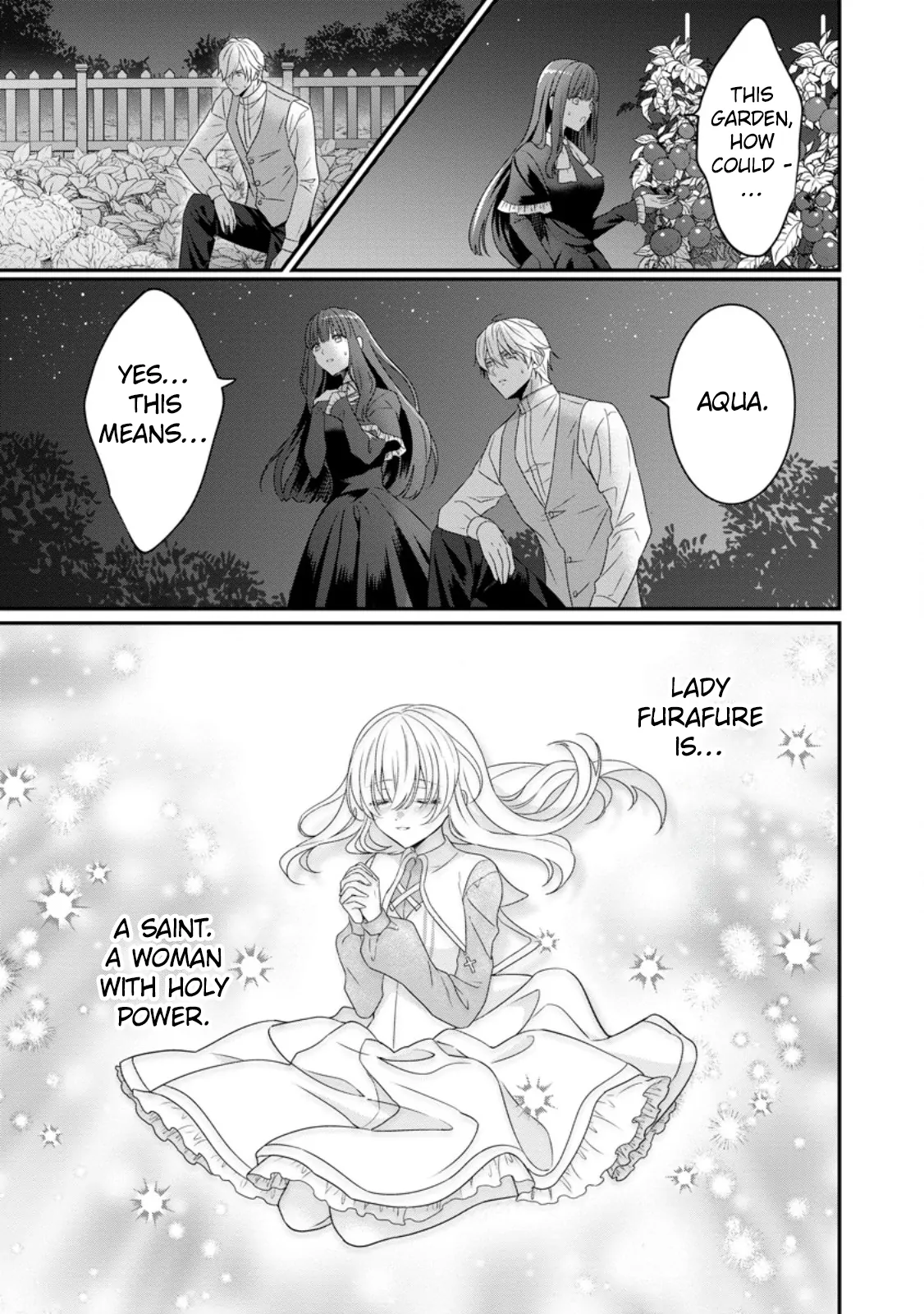 Tsuihou Seijo no Doronko Nouen Seikatsu: Itsunomanika Ringoku wo Sukutte Shimaimashita Chapter 2.3 - page 4