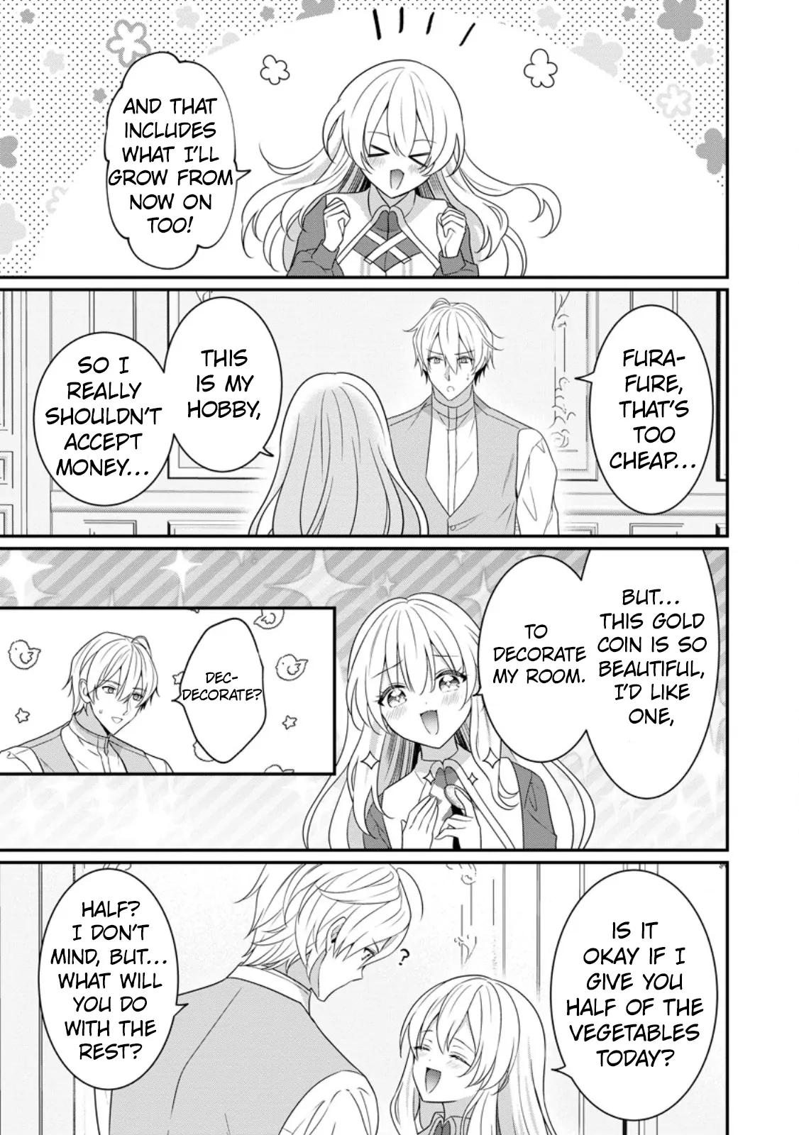 Tsuihou Seijo no Doronko Nouen Seikatsu: Itsunomanika Ringoku wo Sukutte Shimaimashita Chapter 2.3 - page 8