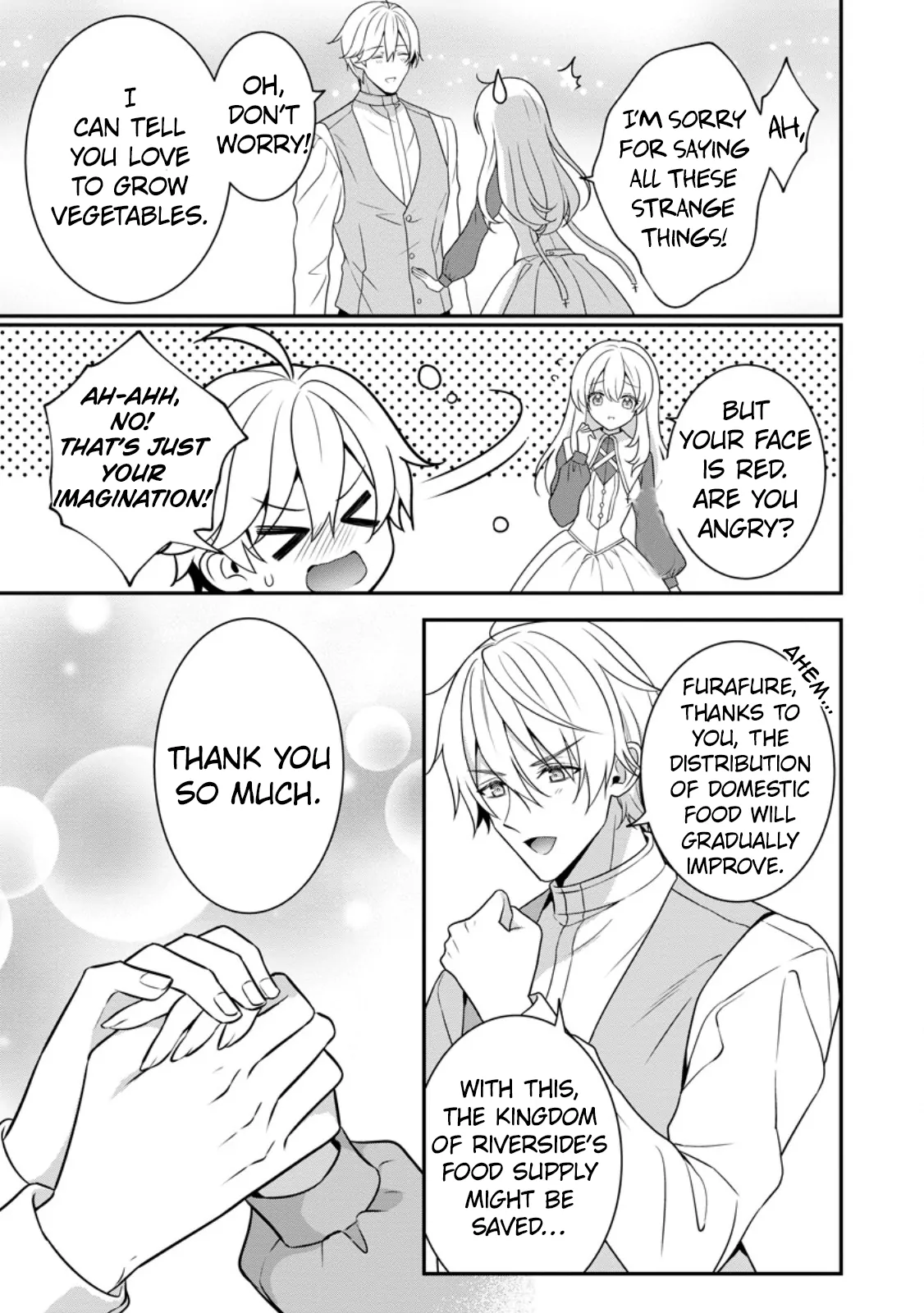 Tsuihou Seijo no Doronko Nouen Seikatsu: Itsunomanika Ringoku wo Sukutte Shimaimashita Chapter 2.3 - page 10