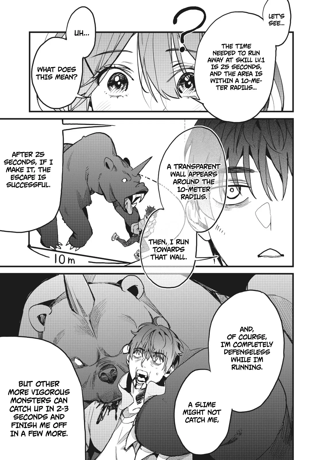 Using the Faulty Skill, "Escape," I Strive to Become the Strongest One Starting from the Utmost Low End of Ability Levels Chapter 2 - page 23