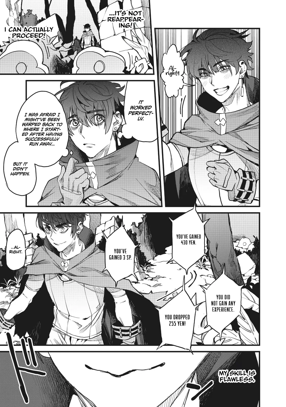 Using the Faulty Skill, "Escape," I Strive to Become the Strongest One Starting from the Utmost Low End of Ability Levels Chapter 4 - page 8